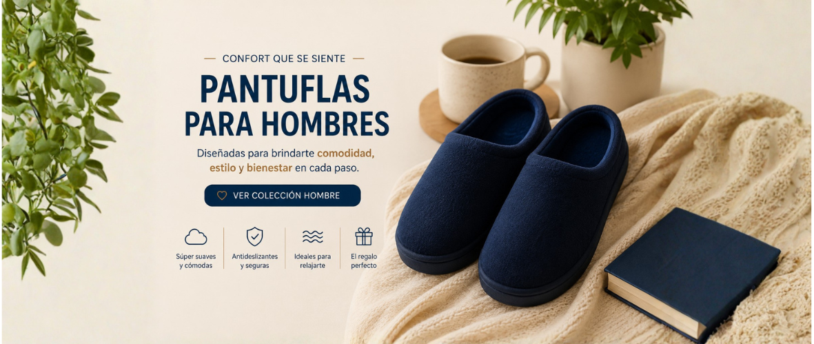 Pantuflas Hombre